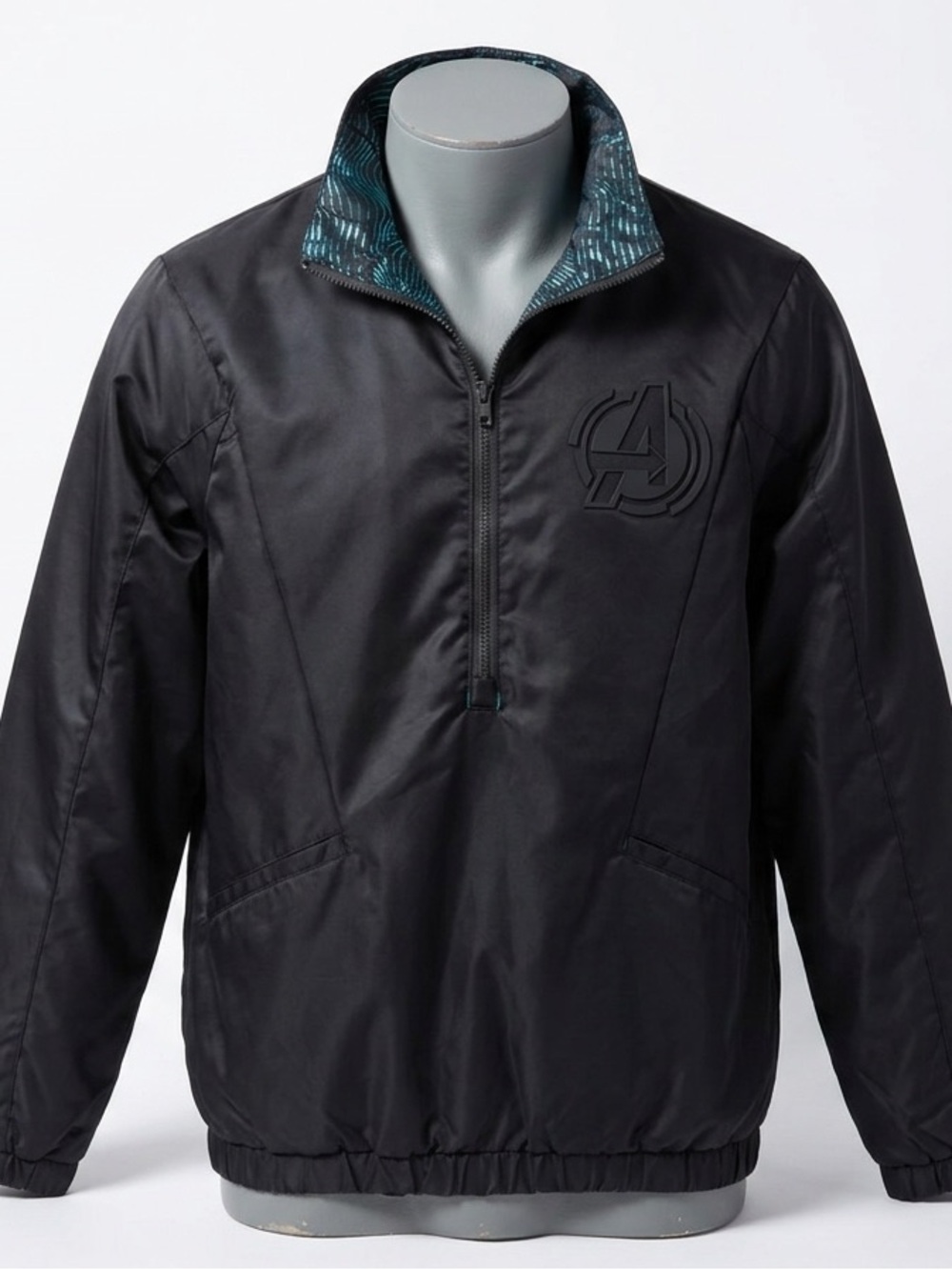 Disney Parks Marvel Avengers Black Windbreaker Oversized S